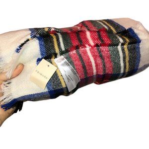 Primark NEW NWT Stewart Plaid HOLIDAY throw blanket or shawl  57x60